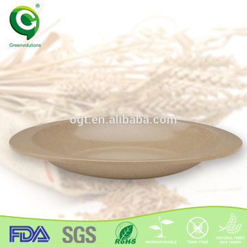 rice husk material types antique wood plates