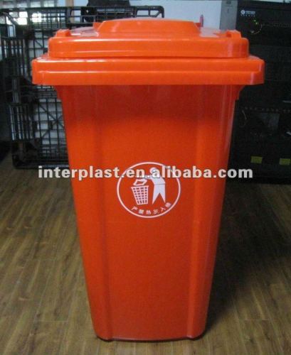 New Design 240L Reinforced Wheelie Bins, Plastic Waste Bin