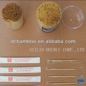 colorful double point bamboo toothpick paper wrapped,mint bamboo toothpicks