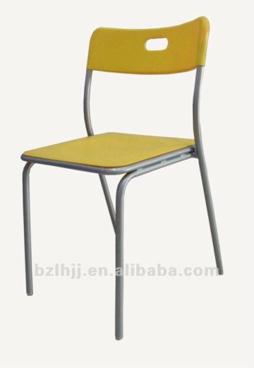 simple plastic stackable dining chair 1077B