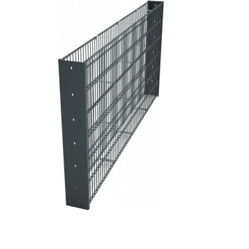 New Welded Reinforced Gabion Stone Baskets Fence