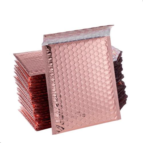 Rose Gold Metallic Bubble mailers