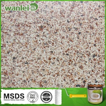 Decorative exterior spray granite wall paint