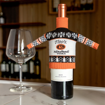 High Quality Cute Knitted Wine Set