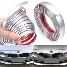 Chrome Durable Silver Car Exterior Decoration Tape