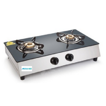 Solid Stainless Steel Plus Glass Gas Stove