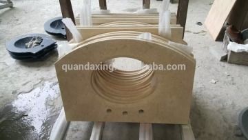 Galala Beige Marble Vanity Top,Marble Countertop with Sink Cut Out