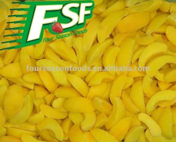 2012 crop IQF yellow peach slice