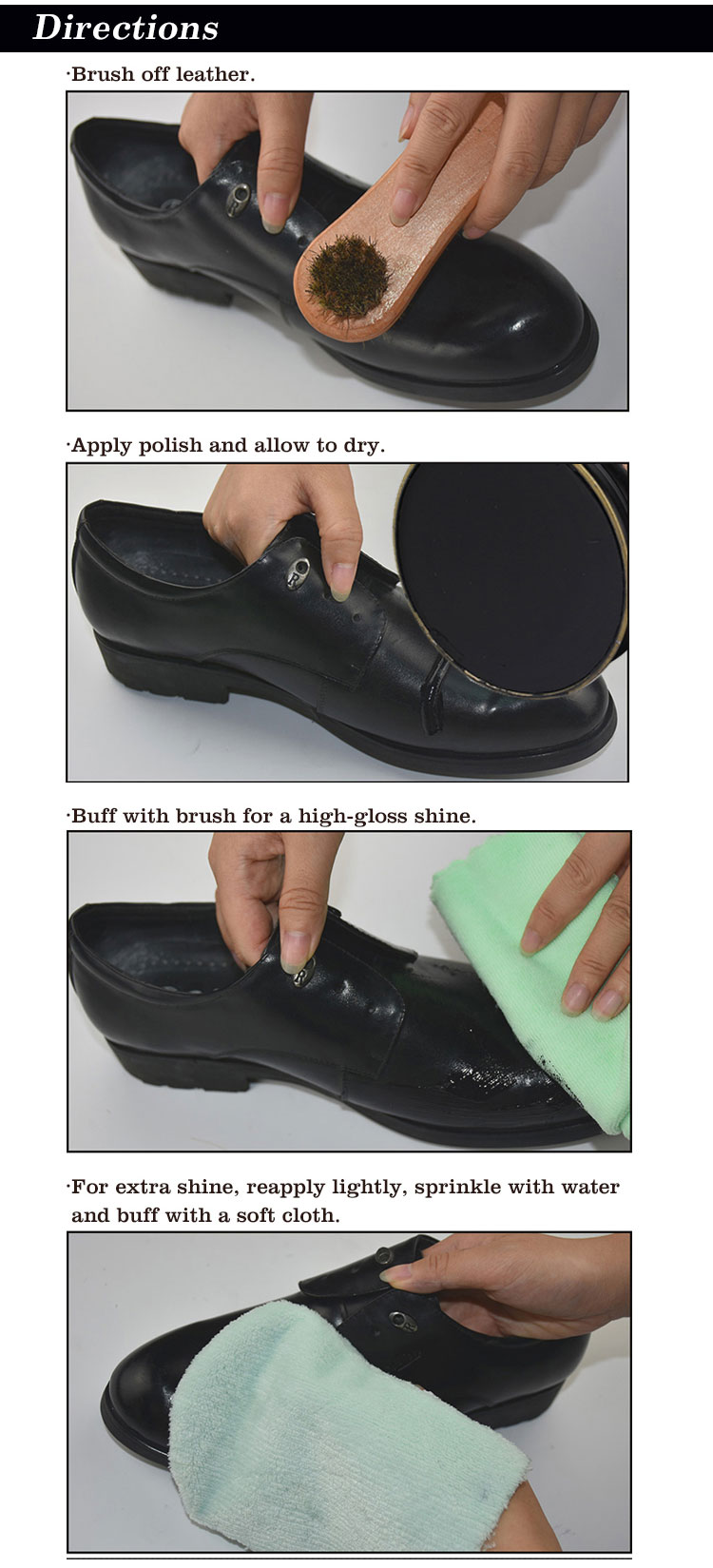 Traditional Solid Shoe Polish For Leather