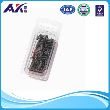 Black Color Fish Tail Shoe Nail Assortment