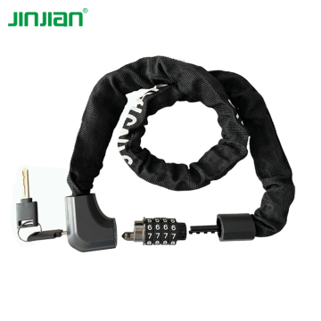 Double way unlock bike chain lock