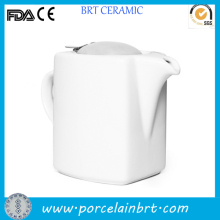 White Square Good China Pot Tea Kettle