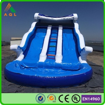 Newest water games inflatable water slides china/ water park slides