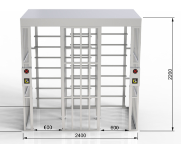 Full Height Rotor Turnstile Gate