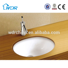 Porcelain healthy wc ware practical latrine under counter wash basin