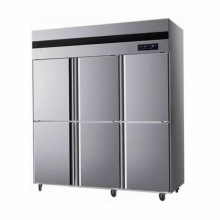 Stainless Steel 4-6 Door Upright Display Chiller Freezer