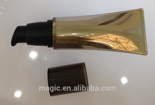 gold cosmetic packaging,plastic cosmetic packaging tube