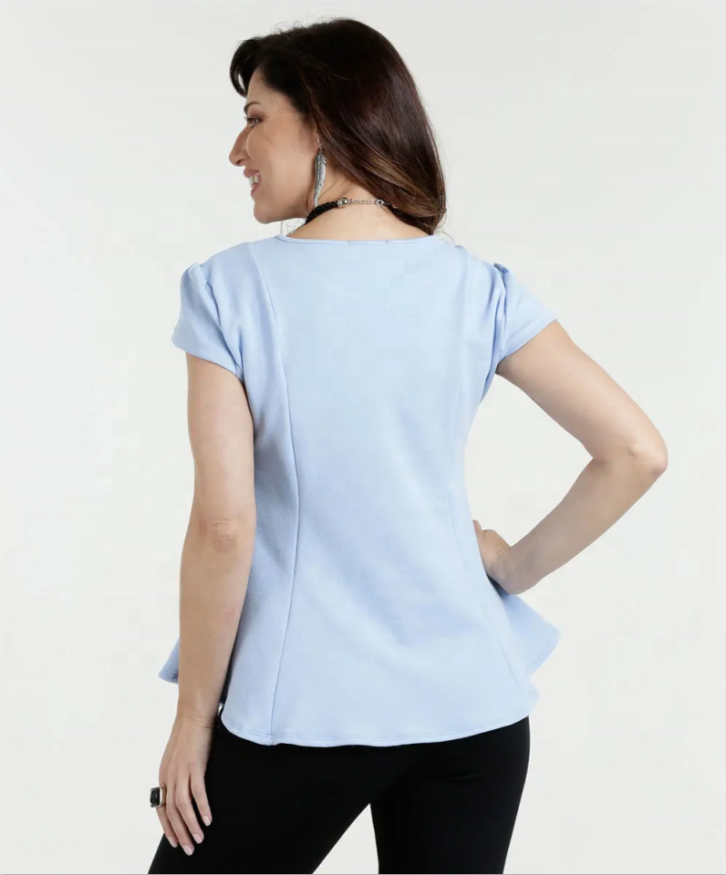 Damen T-Shirt Damen Hemdblusen Slim Fit Tops