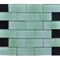 Rectangle Brick Crystal Glass Mosaic