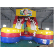 2017 Aier inflatable water slide inflatable slide inflatable double lane slip slide