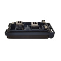 Tabón de panel de conector D-Sub RJ45 negro