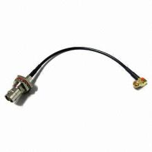 BNC Male to SMB Right Angle RF Cable, Customized Lengths are Welcome