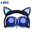 Glowing Cat Ear Headphones With Good Quality Assurance