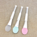 two head silicone facial mask brush
