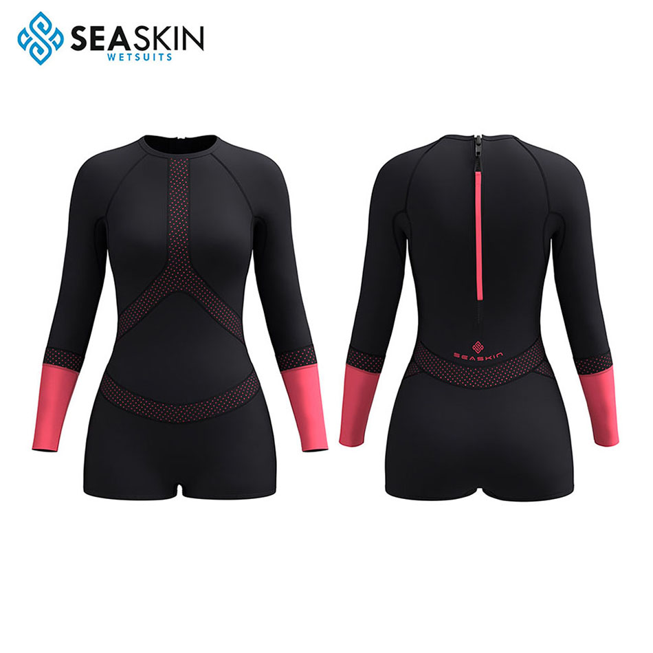 Seaskin zip zip ทนทาน Neoprene 3mm Surfing Springsuit