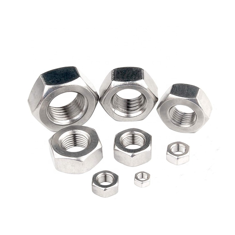 DIN934 Hex Nut Stainless Steel Manufacturer OEM Stock Support