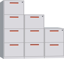 White Vertical File Cabinet