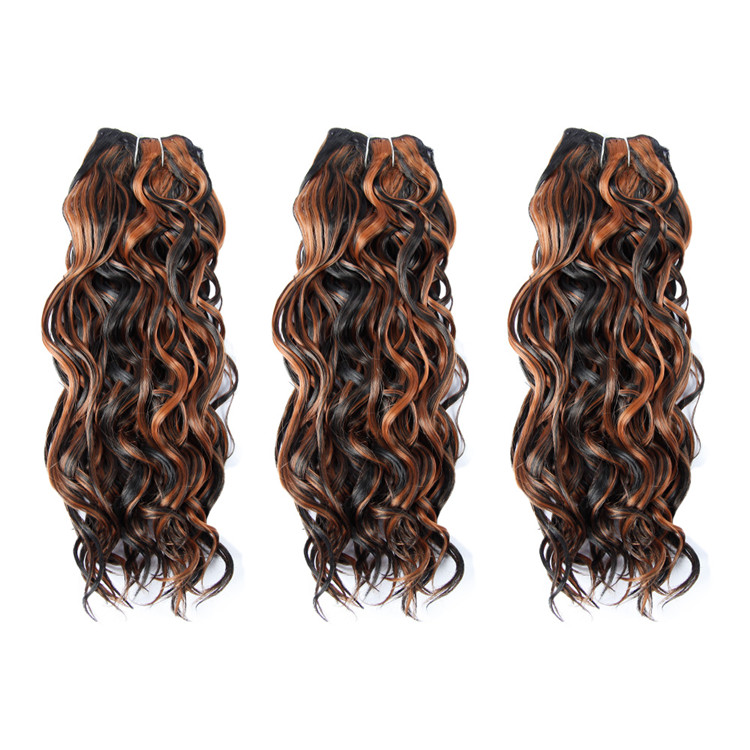 Wholesale Passion Twist Hair freetress Water Wave Crochet Braids Spring Passion Twist Curly Crochet Hair Braiding Synthetic Hair