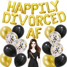 Divorce Party Supplies: Celebrating Happily Divorced and 'Divorced AF'