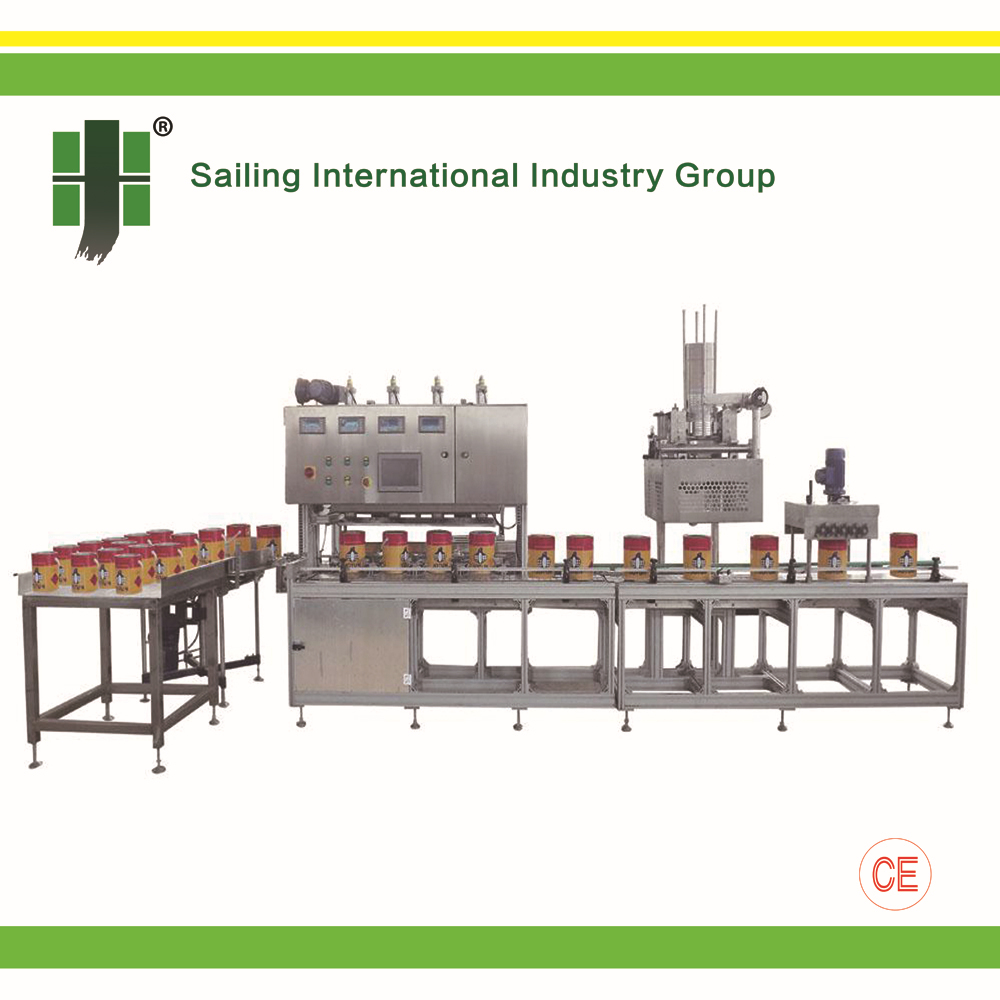 GCJ 04-06-IAQ weighing type automatic liquid filling machine, paint filling machine