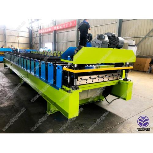 automatic trapezoidal roofing sheet roll forming machine