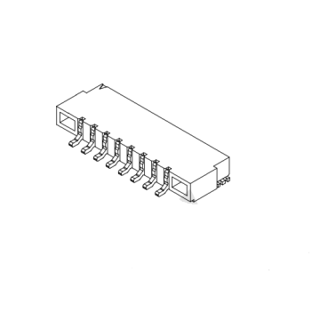 1,25 mm toonhoogte 90 ° Wafer-SMT AW1256R-S-XP