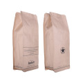 Kraft paper with zipper coffee bags retail coffee bags