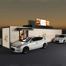 Commercial Fast Food Mobile Fast Food Container House Kiosk