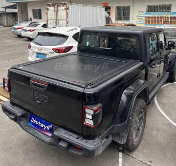 Electric Tonneau Cover for Jeep Gladiator - BESTWYLL Auto Electronic Pickup Bed Switchblade Truck Vehicle Roller Shutter E-By59