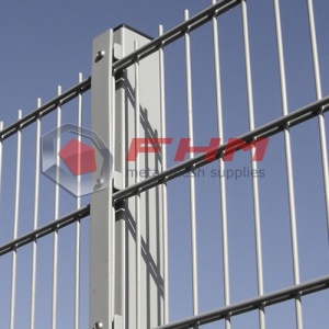 PVC Coated Galvanized Double Horizontal Wire Fence