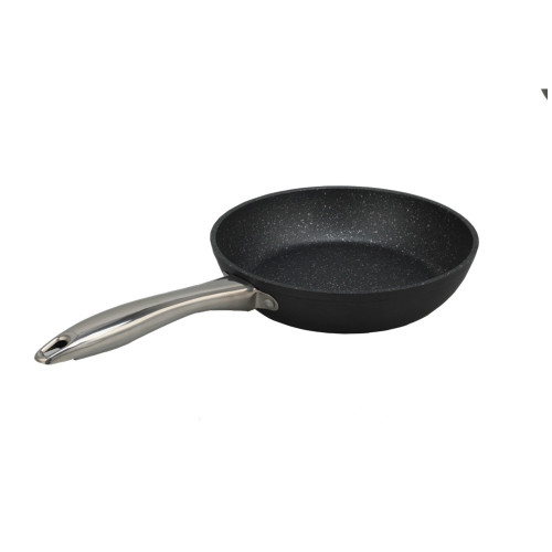 Dia 19.5 cm black color frying pan