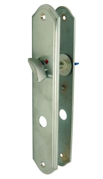 satin chrome sliding door lock
