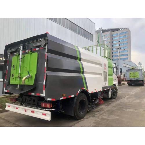 Dongfeng 4x2 road sweeper limpeza caminhão