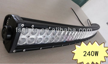 240W Curved LED light bar off road, 4x4 LED LIGH BAR, LED lighting