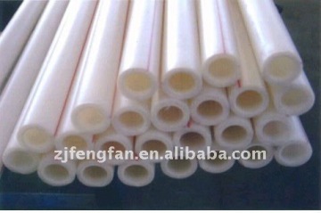 Pure plastic pipe for hot water