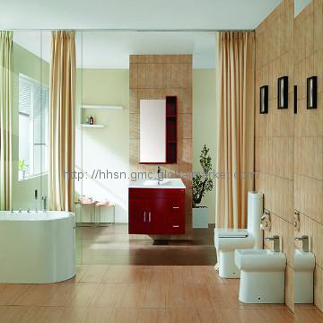 Mirrored bathroom cabinets