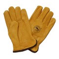 Gants de gant de main de sécurité en cuir de vache Gants de gardien de golf à l&#39;hiver avec doublure complète