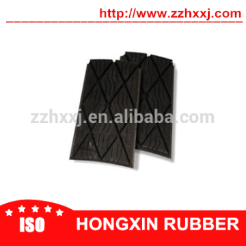 Removable slide rubber pulley lagging