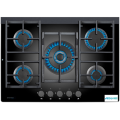 5 Burner Gas On Glass Hob