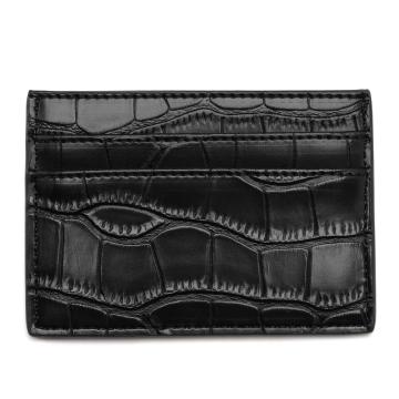 Ysure New Arrivals Black Glossy Crocodile Card Holder